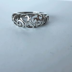 Silver 925 swirl ring